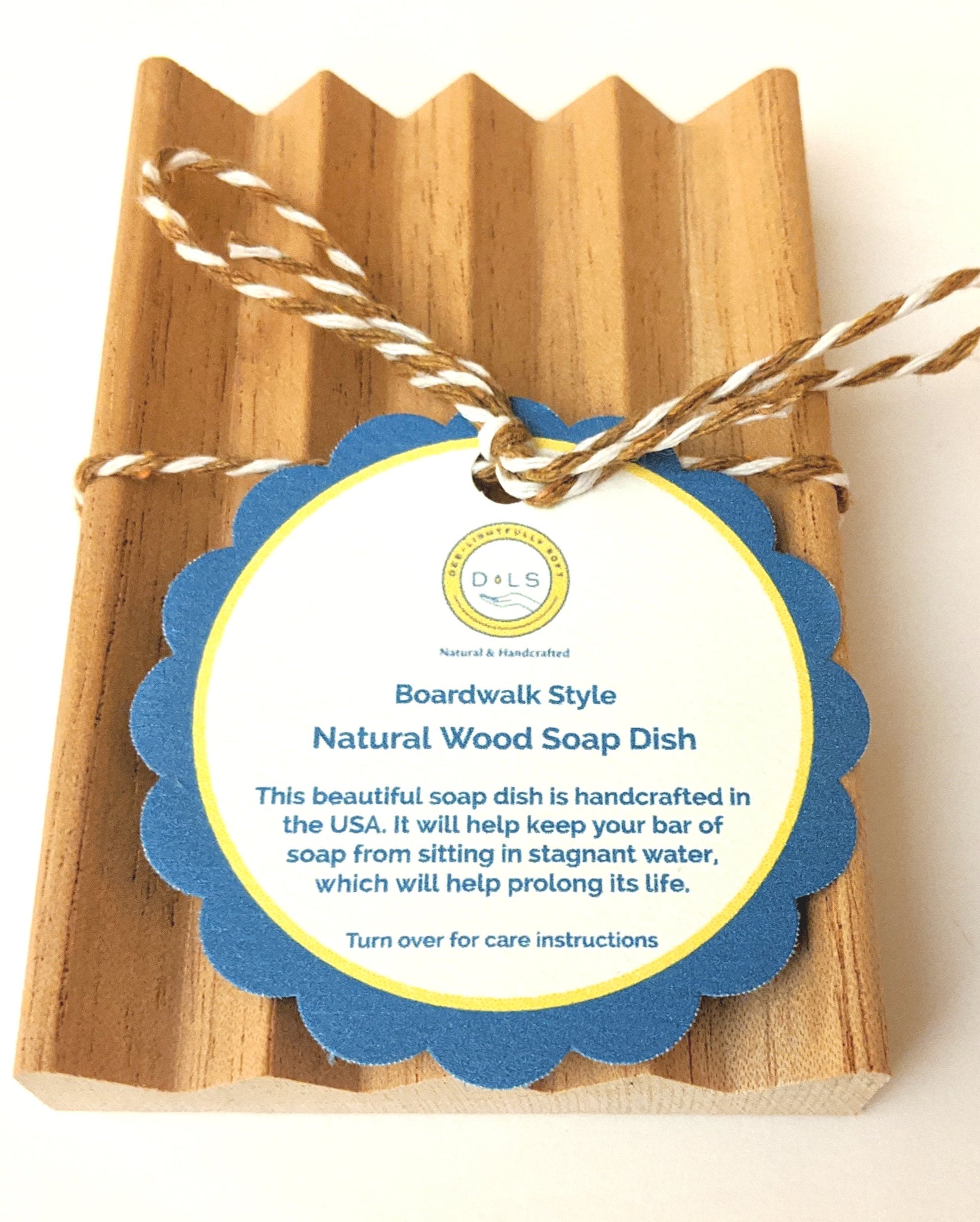 Handcrafted Wood Soap Dish