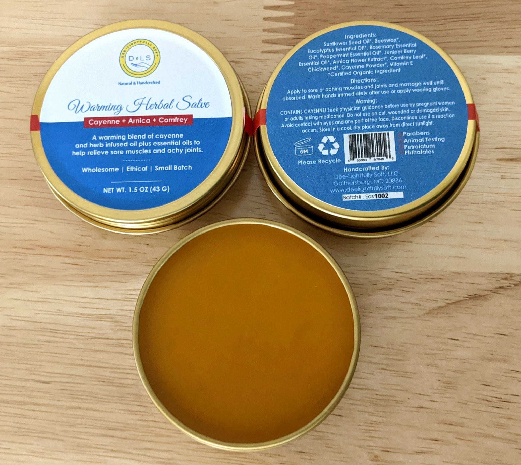 Warming Herbal Salve