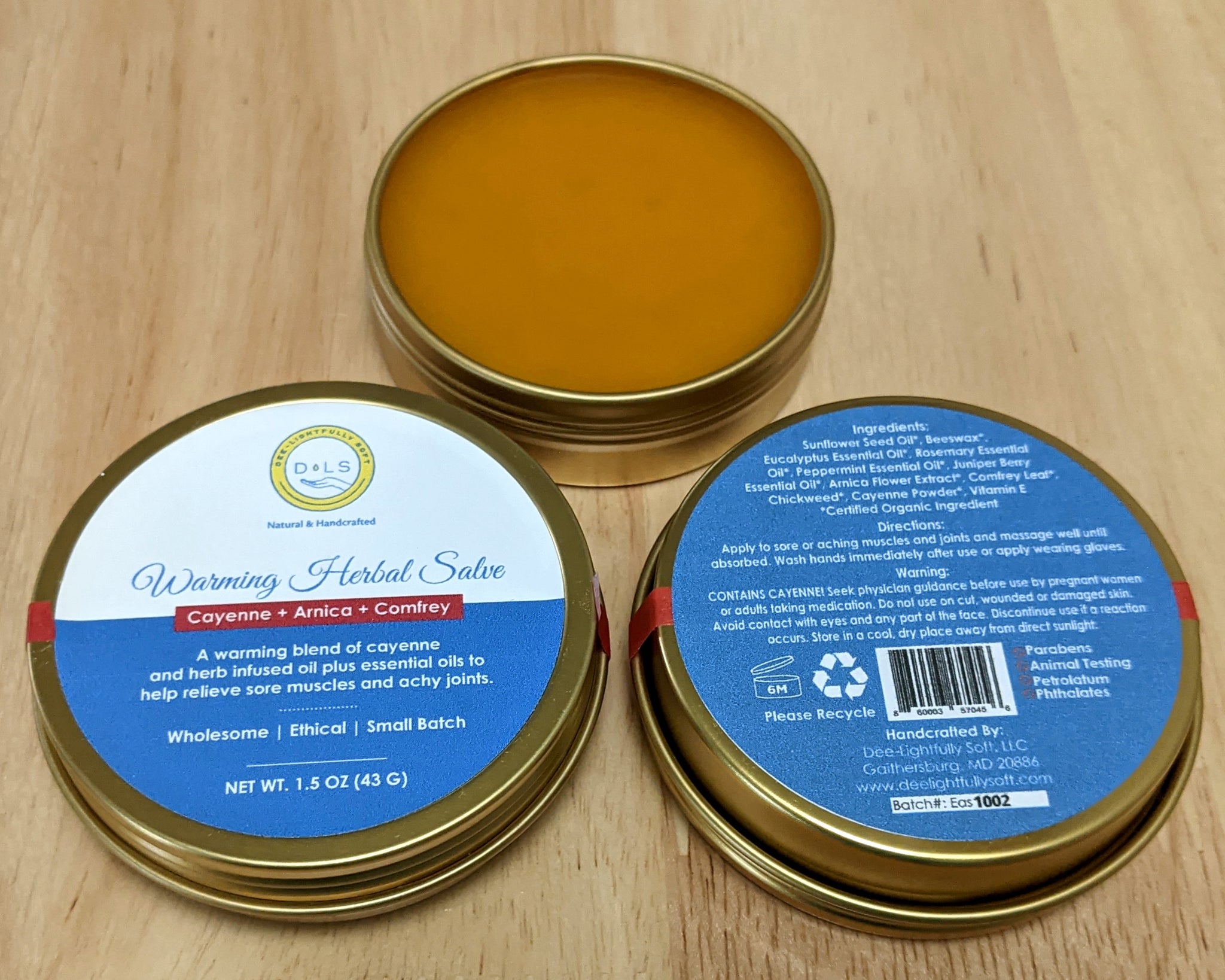 Warming Herbal Salve